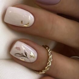 diseños de uñas acrilicas cortas para manos