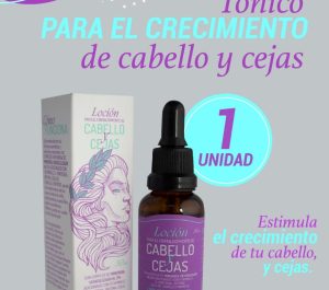 Tónico Minoxidil crecimiento de cabello y cejas Mujer