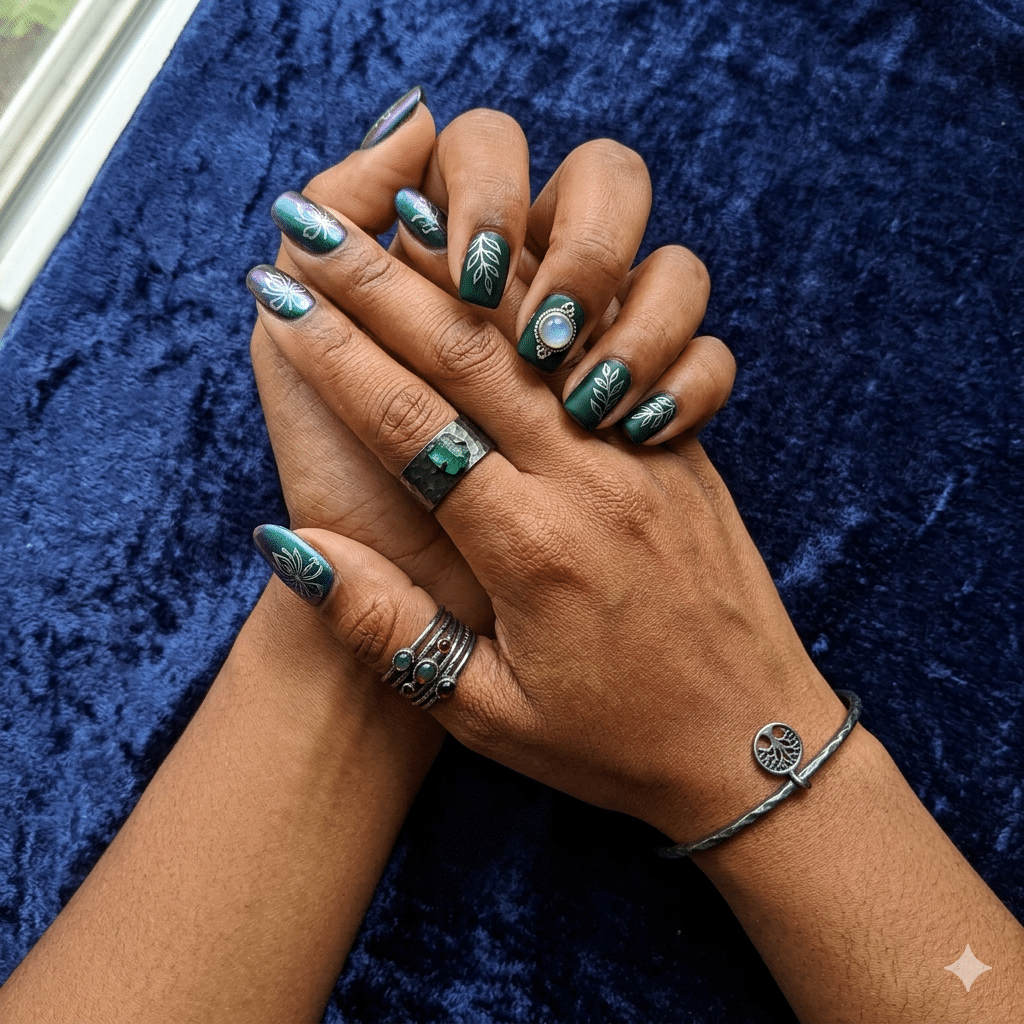 uñas press on decoradas​
