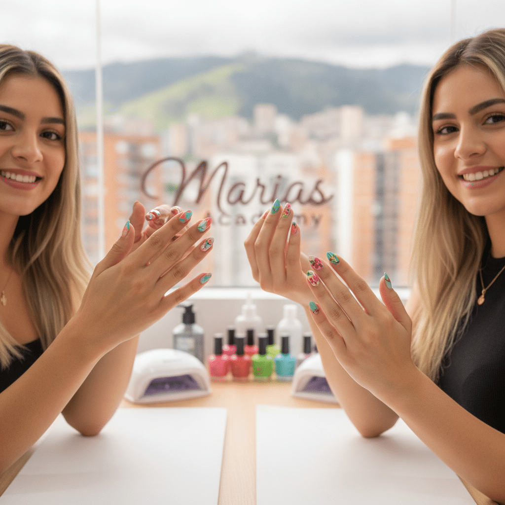 diseños de uñas para manos juveniles
