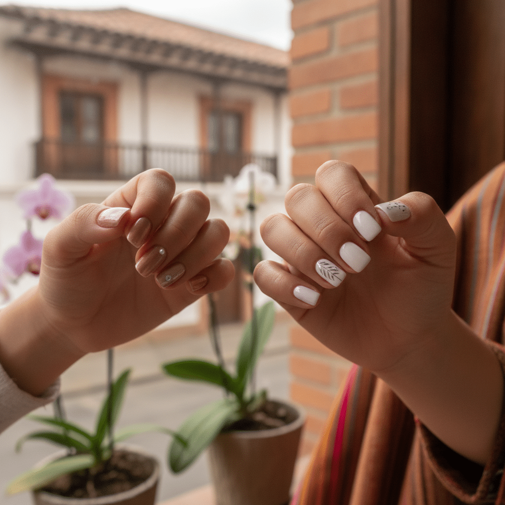 uñas decoradas sencillas y elegantes