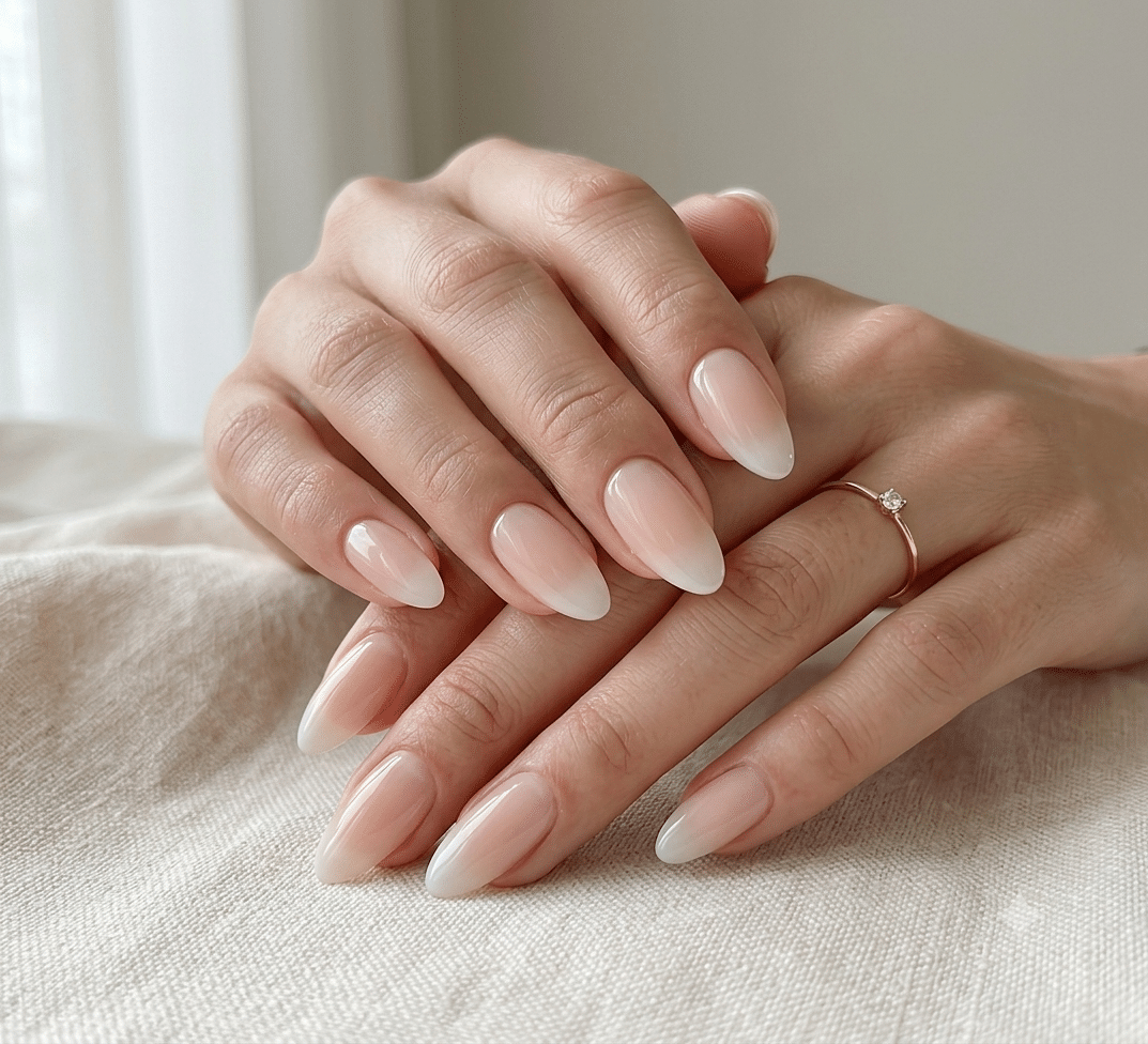 Uñas press-on minimalistas