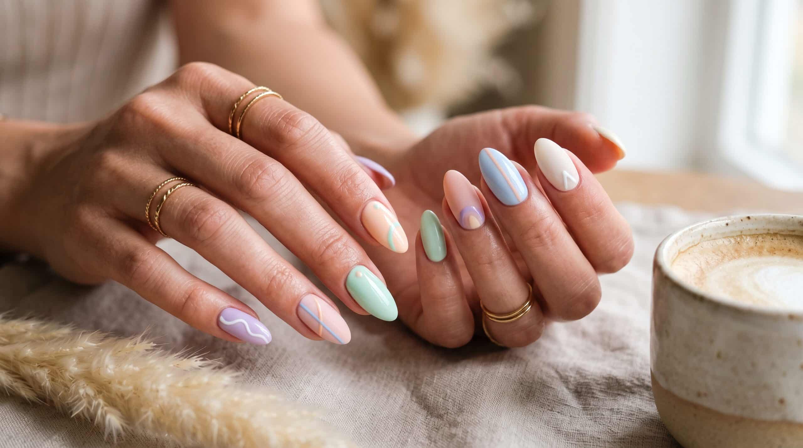 uñas almendradas​