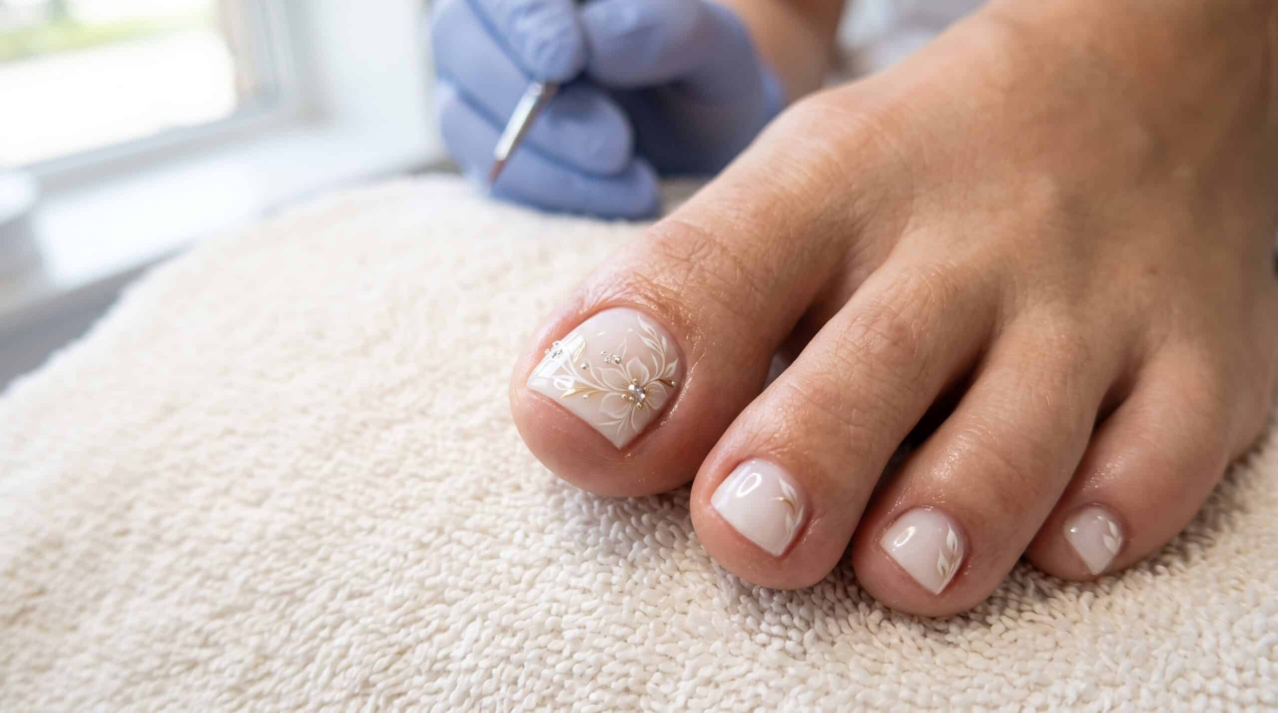 figuras de uñas para los pies