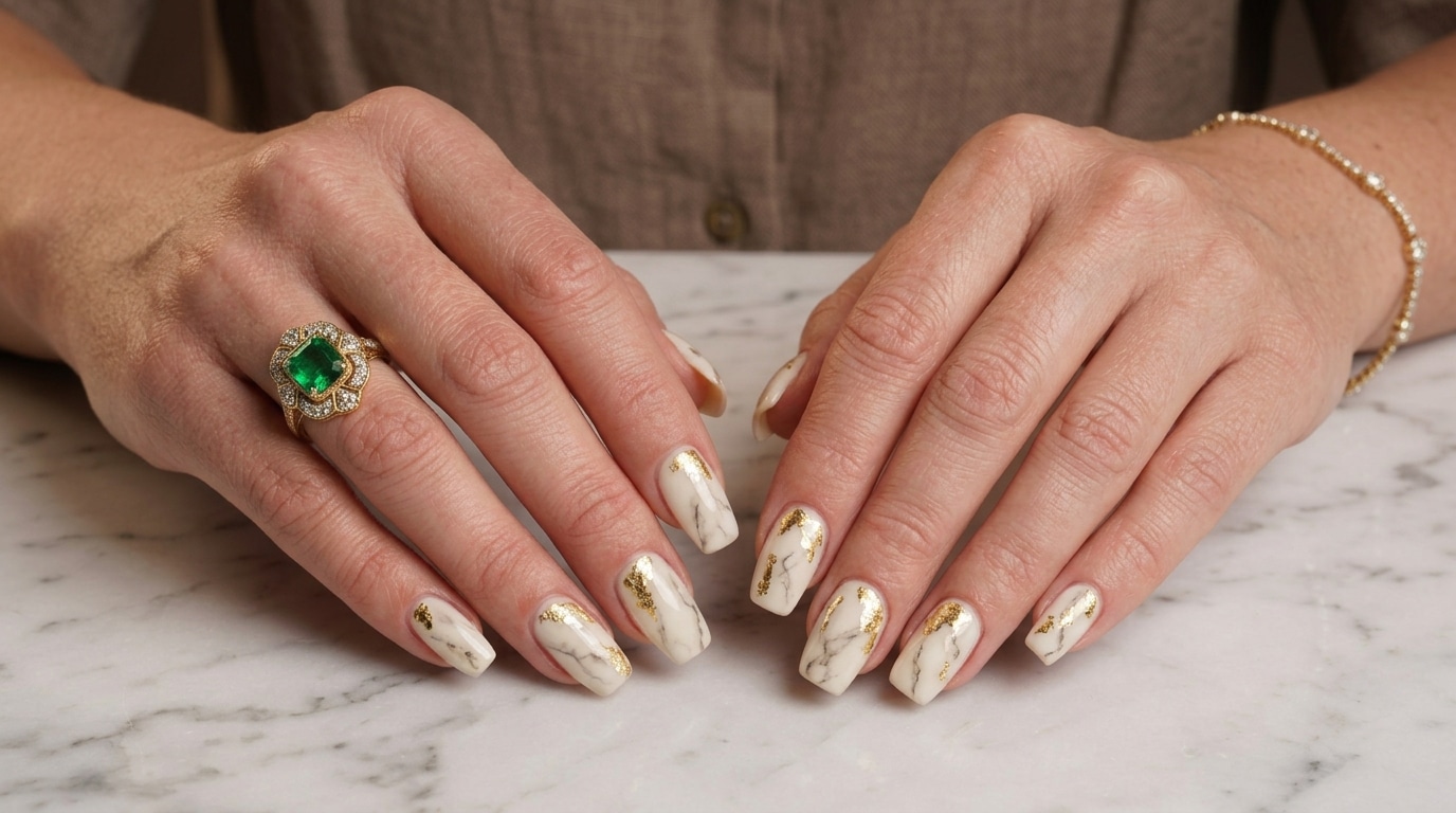 uñas cortas cuadradas