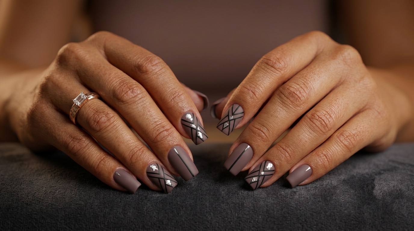 uñas cuadradas diseños