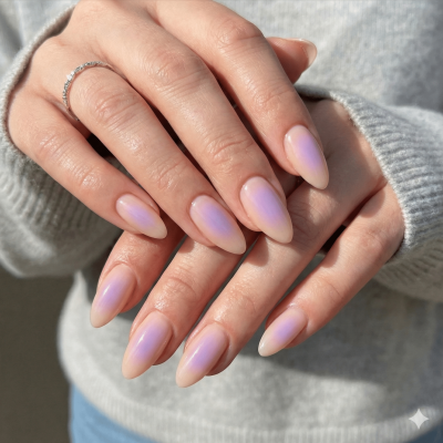 uñas semipermanentes decoradas​