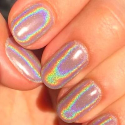 uñas semipermanentes decoradas​